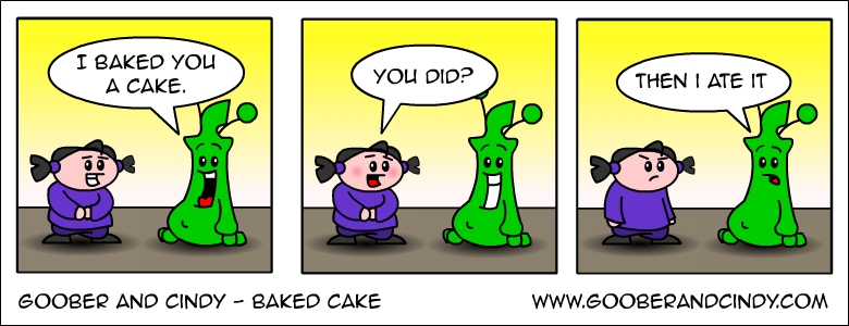 Baked cake