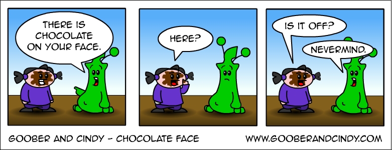 Chocolate face