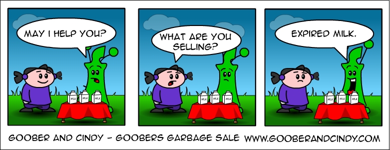 Goober's garbage sale