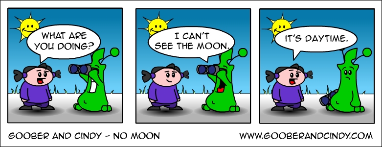 No moon