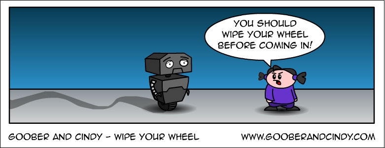 Wipe your wheel!