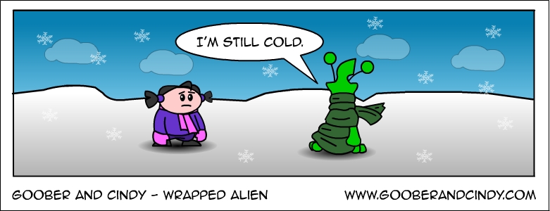 Wrapped alien