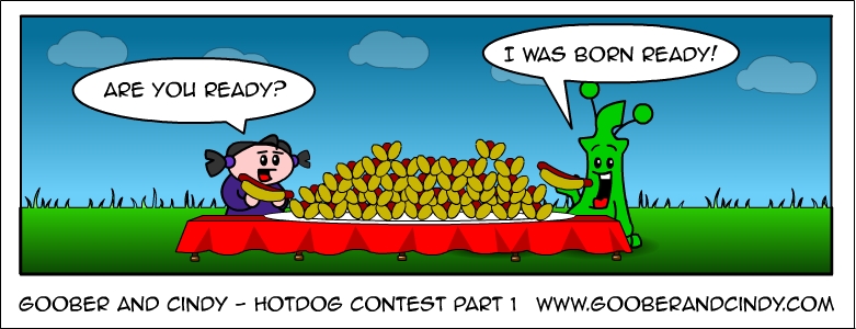 Hotdog contest part 1